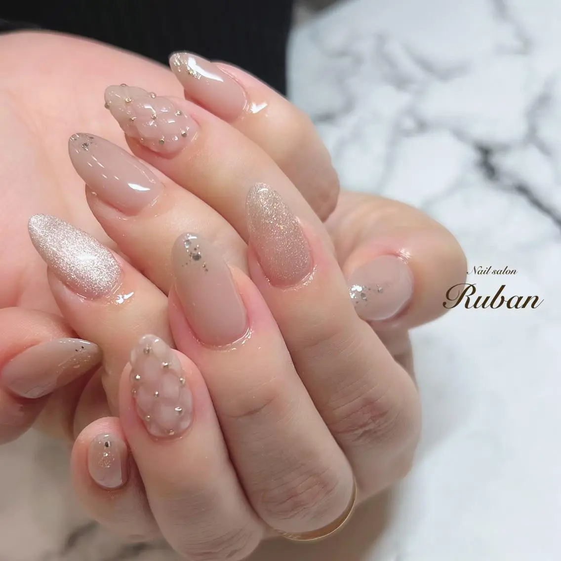 ネイル マグネットネイル Nail salon Rubanのネイルデザイン