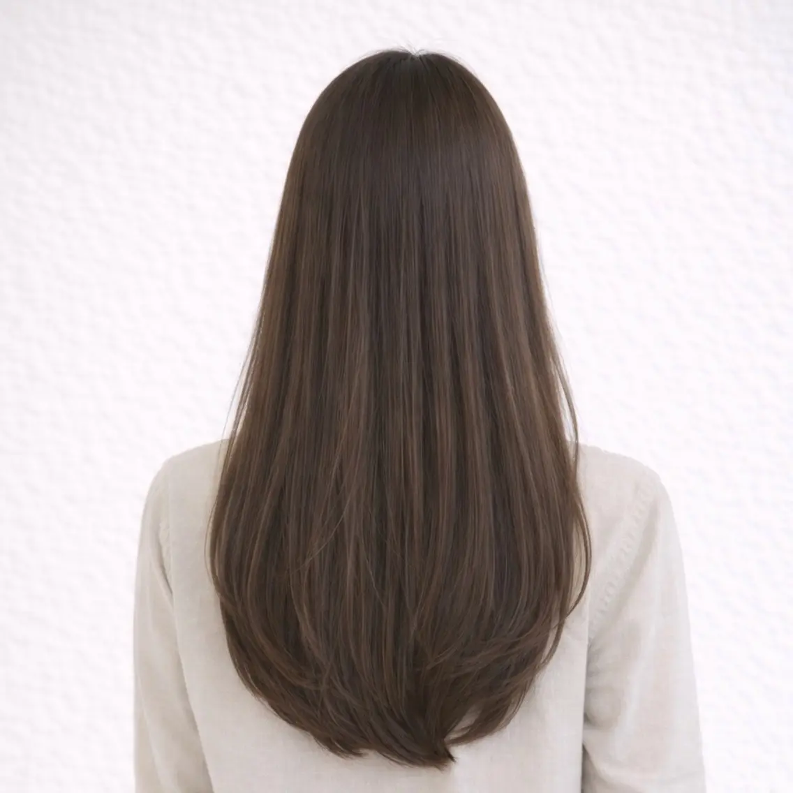 ロング カラー ブラウンカラー ナチュラルブラウン カット ヘアカラー 髪質改善/レイヤー/ 佐藤 舞のヘアスタイル