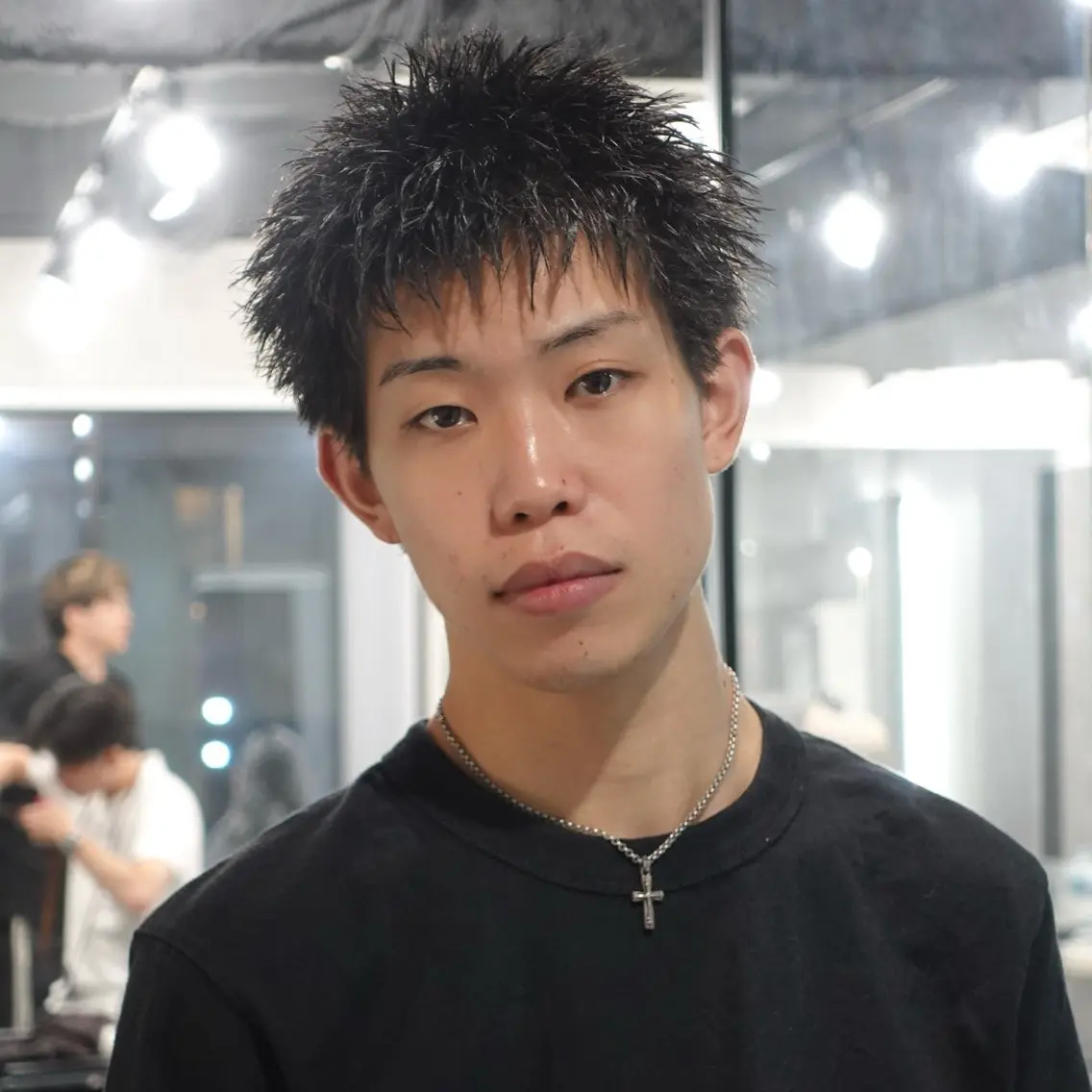 ショート カラー メンズ スパイキーショート ショートヘア カット ヘアカラー トリートメント スパイキーショート/ 短髪/渋谷/kiyoのヘアスタイル