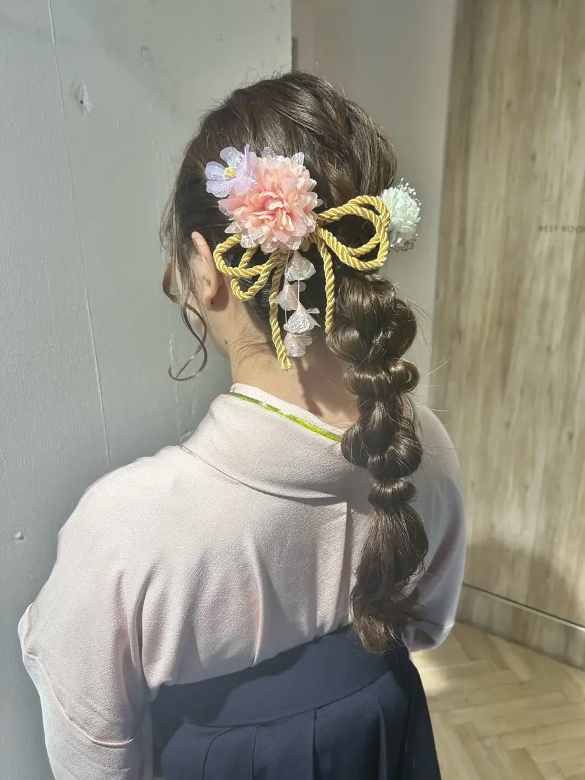 ヘアアレンジ ♛︎ きっか ♛︎ ヘアアレンジ🩵のヘアスタイル