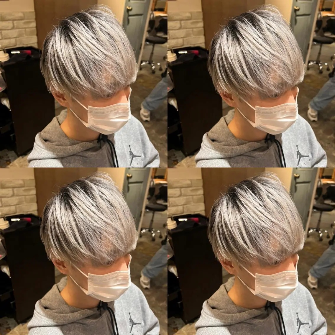 カラー メンズ レイヤー×艶髪特化 マネージャー安藤光司のヘアスタイル
