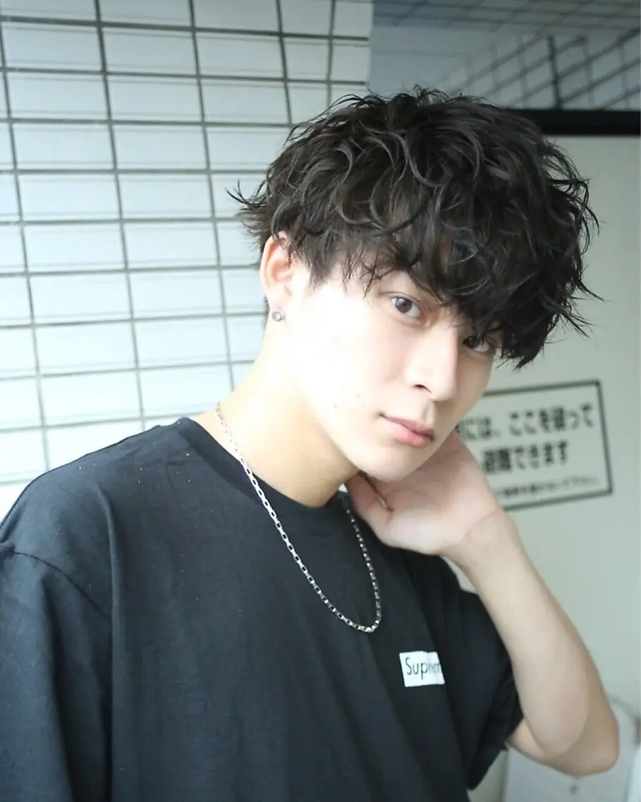 minimo特価✂️メンズ限定✨カット+パーマ+トリートメント付きの写真