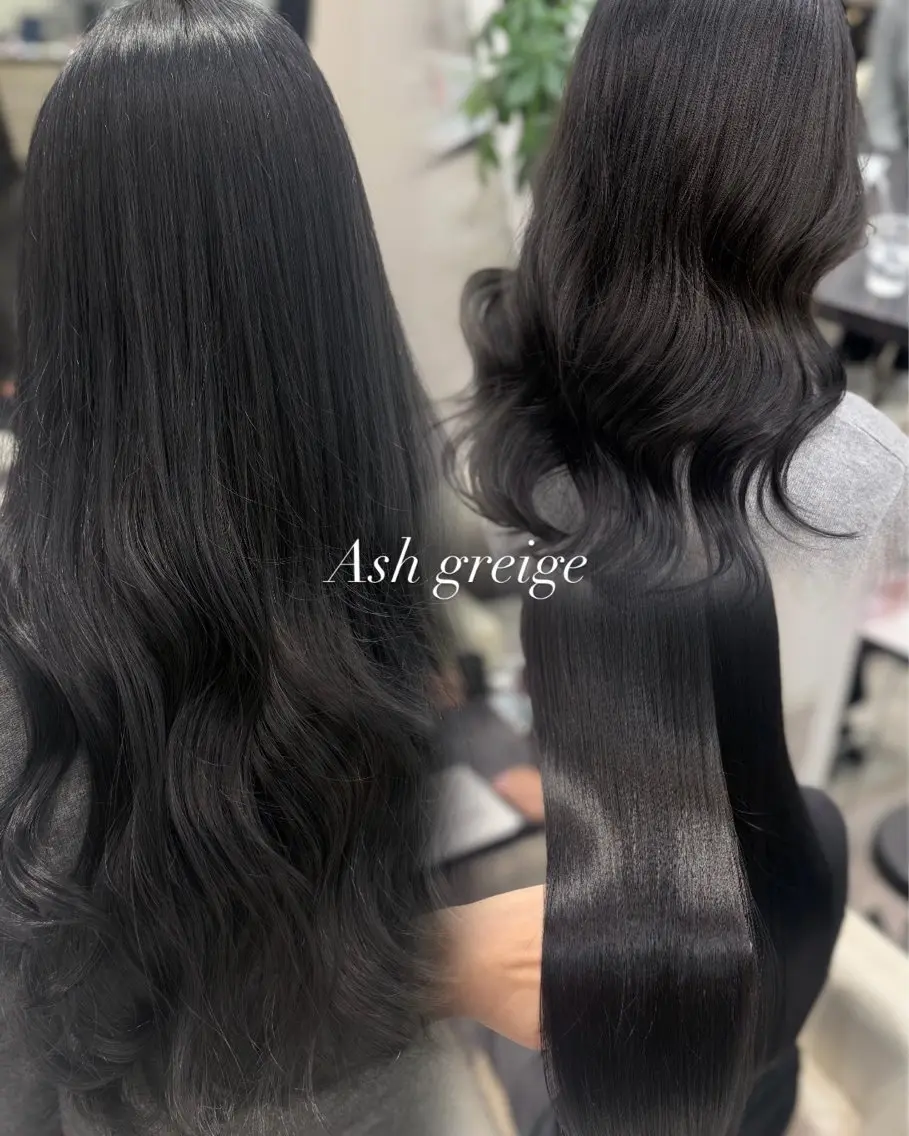 ロング カラー ベージュカラー ブリーチ ケアブリーチ 透明感カラー デザインカラー ヘアカラー トリートメント 渋谷髪質改善/縮毛 矯正/かすが🪽🫧のヘアスタイル