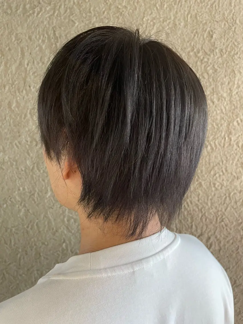 ショート Heart box 仲嶺　瑠輝のヘアスタイル