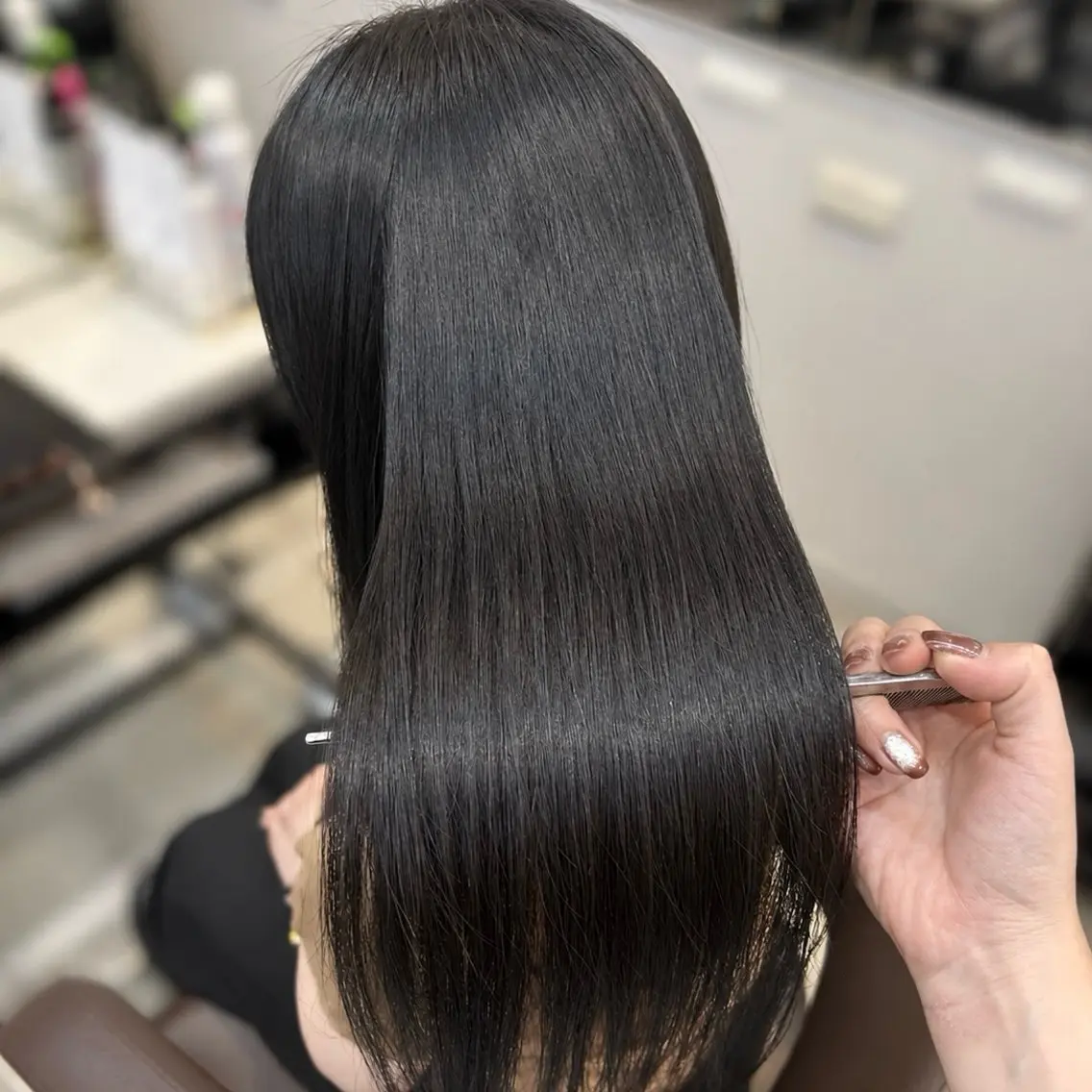 ロング 縮毛矯正 カット 縮毛矯正 縮毛矯正/パーマ特化 y.mao💎のヘアスタイル