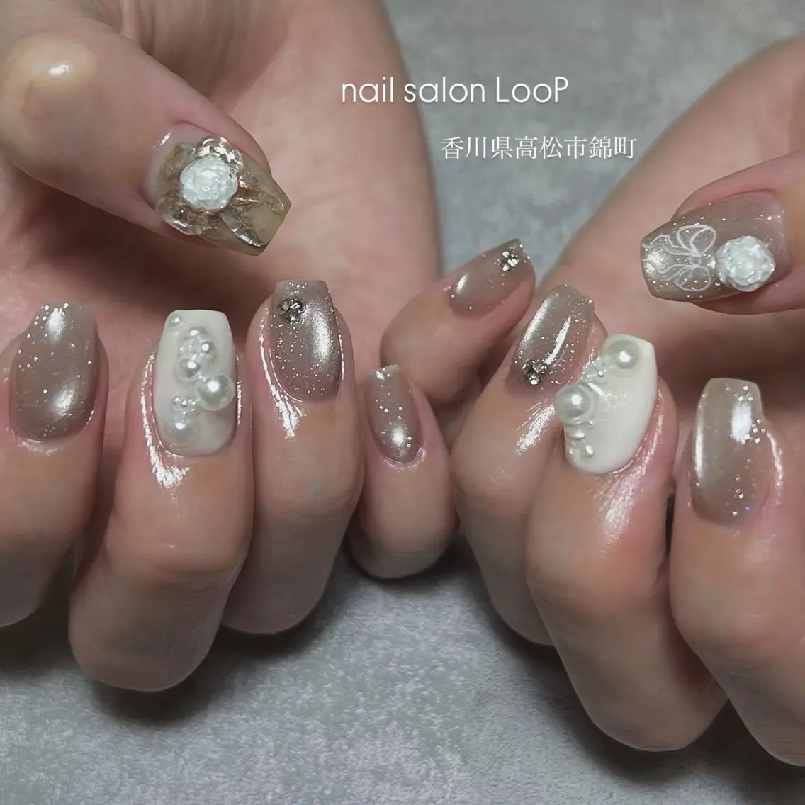 ネイル ハンドネイル LooP riho / nuanceのネイルデザイン