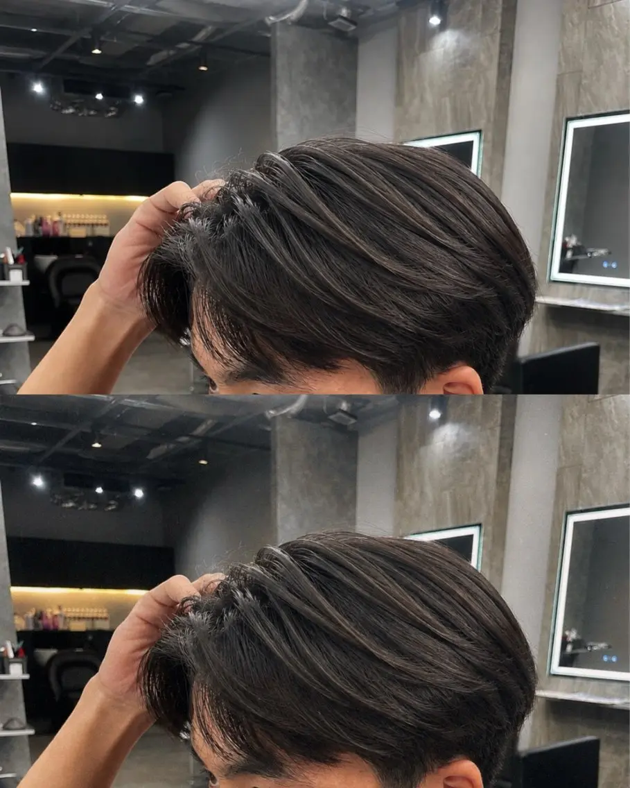 縮毛矯正 【ALEAP】メンズ リョウスケのヘアスタイル