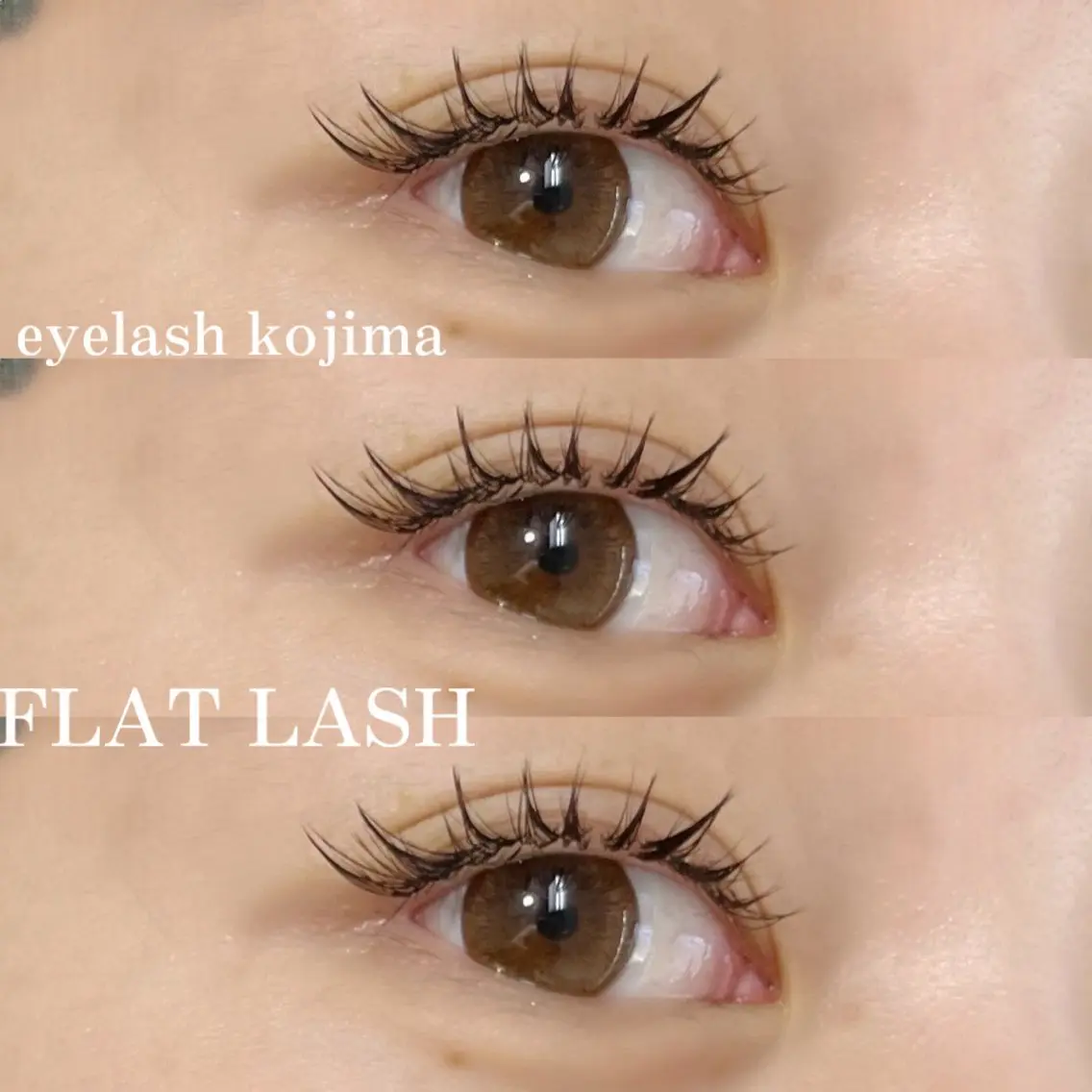 マツエク・マツパ フラットラッシュ Trinity eyelashのマツエク・マツパデザイン
