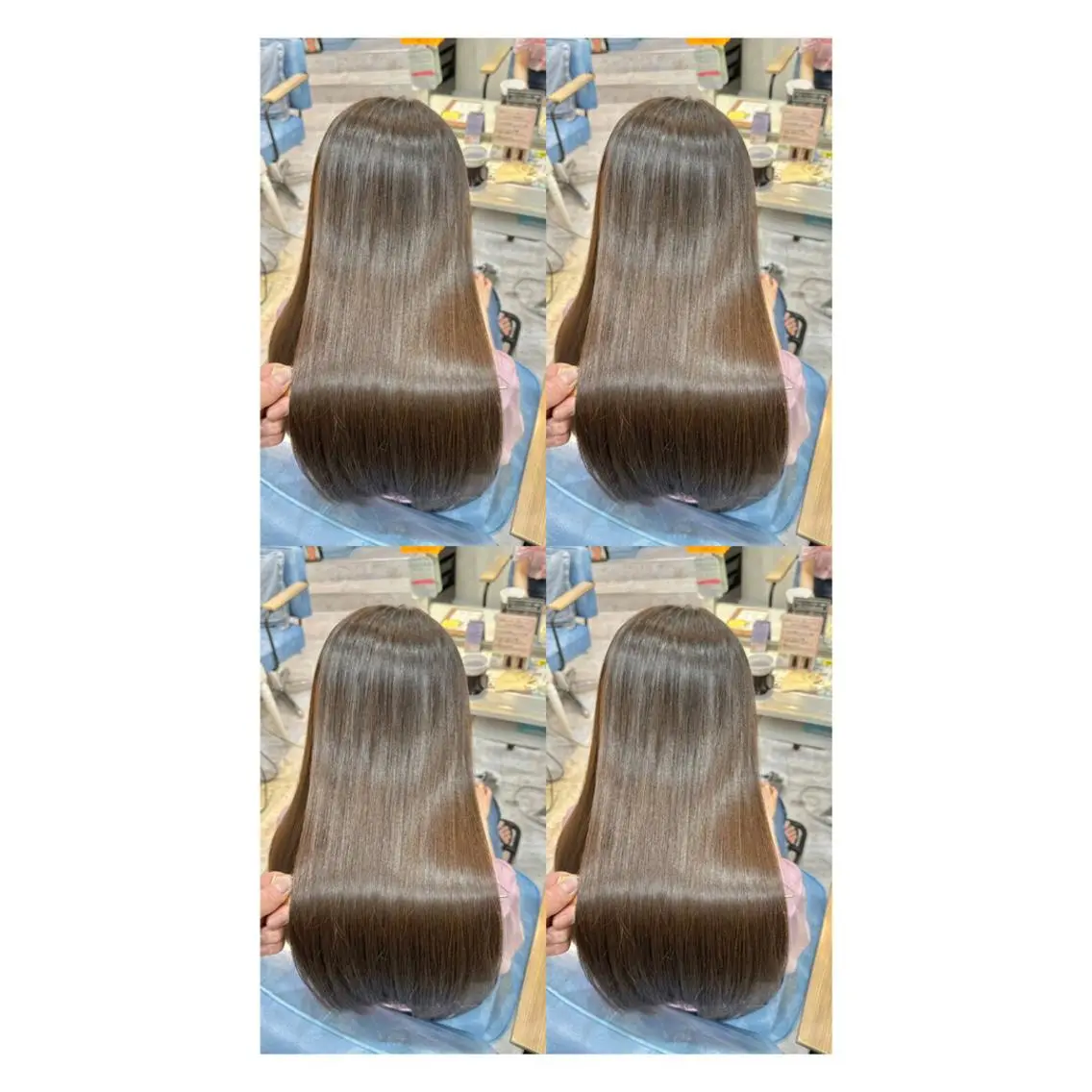 ロング カラー 透明感カラー 髪質改善 縮毛矯正 トリートメント カット ヘアカラー トリートメント 店長✨レイヤー✖️ 髪質改善✖️韓国ヘアのヘアスタイル