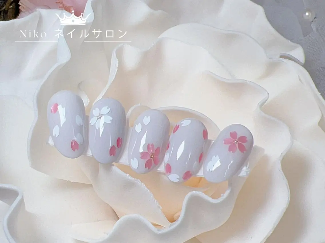 ネイル チークネイル 長さ出し フットネイル フレンチネイル ジェルネイル Niko Nailsalonのネイルデザイン