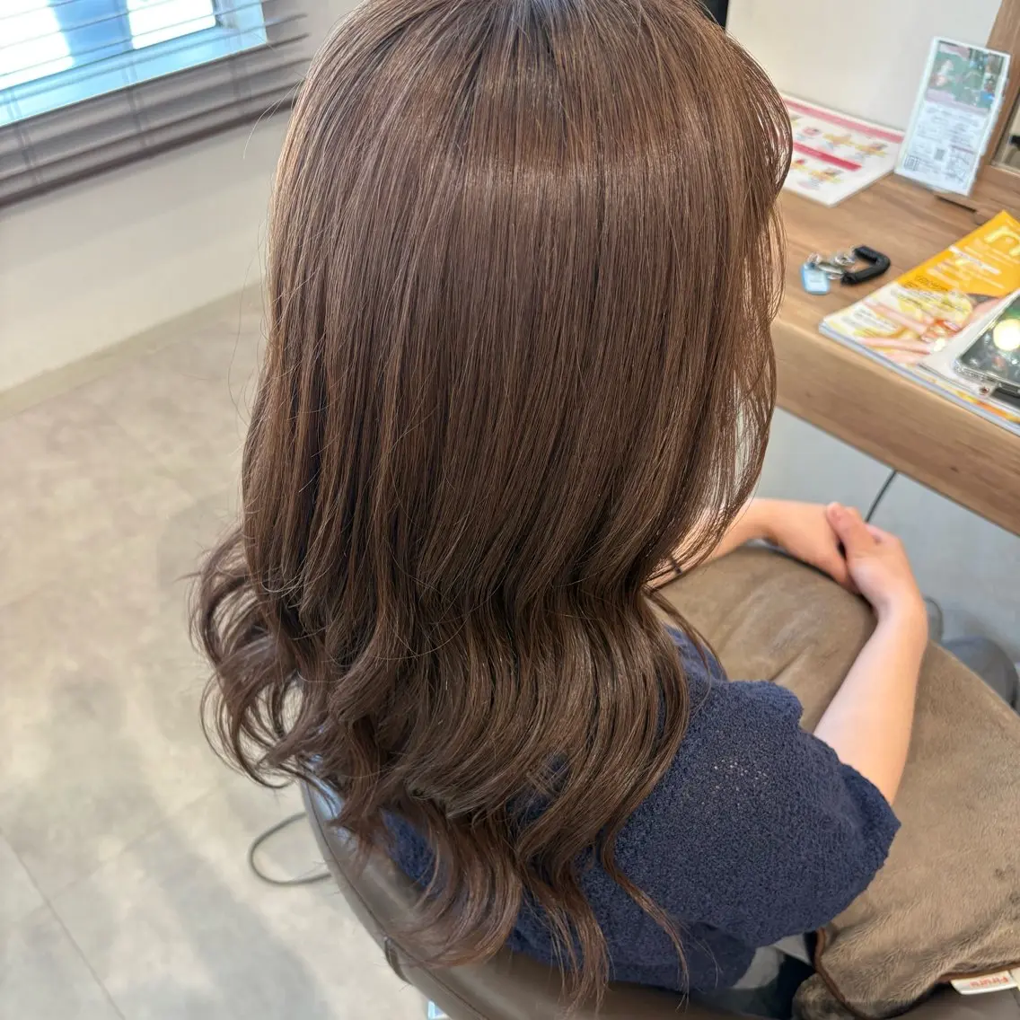カラー ベージュカラー モカベージュ ヘアカラー 渡邊 玲来のヘアスタイル