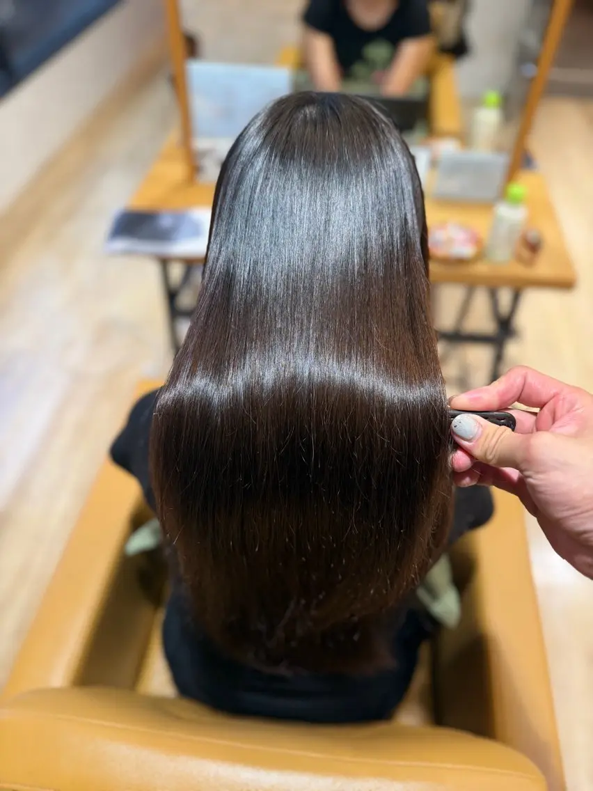 ロング 縮毛矯正 【髪質改善美容師】 KAITOのヘアスタイル