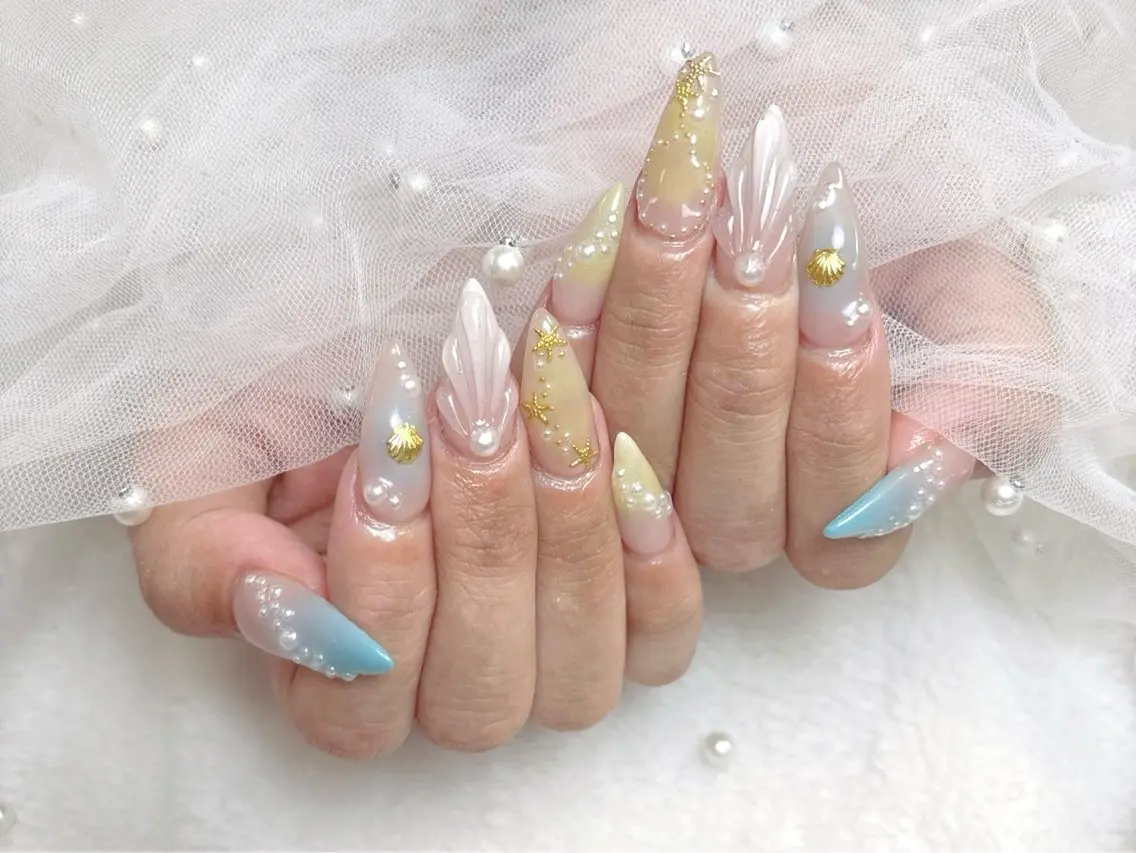 ネイル ハンドネイル ハンドケア R1🎀Nail💕 池袋東口店のネイルデザイン