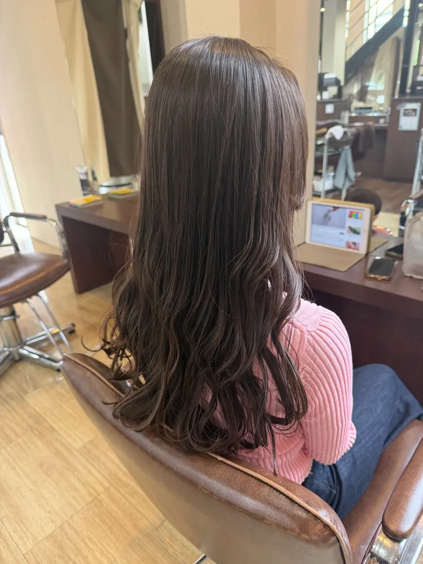 ロング レイヤーカット ロング カット 仲井 充のヘアスタイル