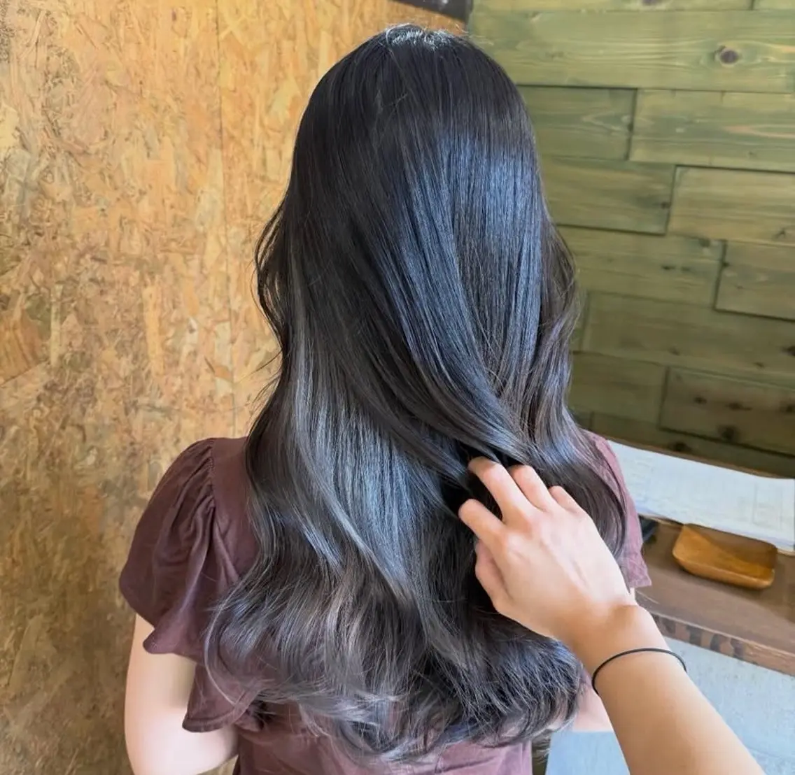 ロング カラー アッシュ ベージュカラー ブリーチ ブルーカラー ダブルカラー 🫟Blanco🫟 Color&Careのヘアスタイル