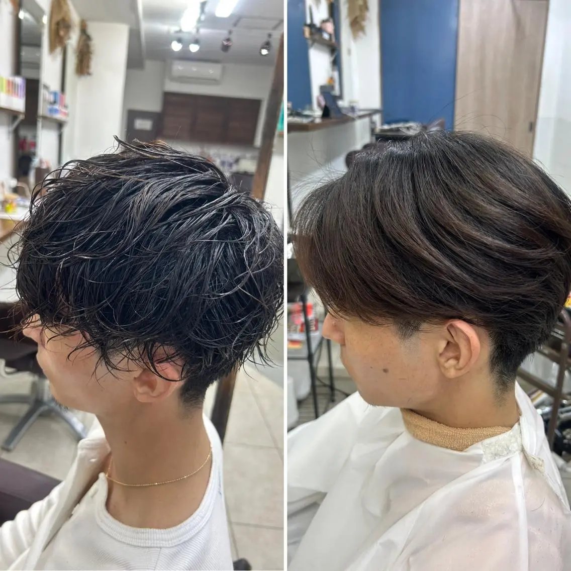 パーマ メンズ 最高級エクステ /羽エクステ白石宇由のヘアスタイル
