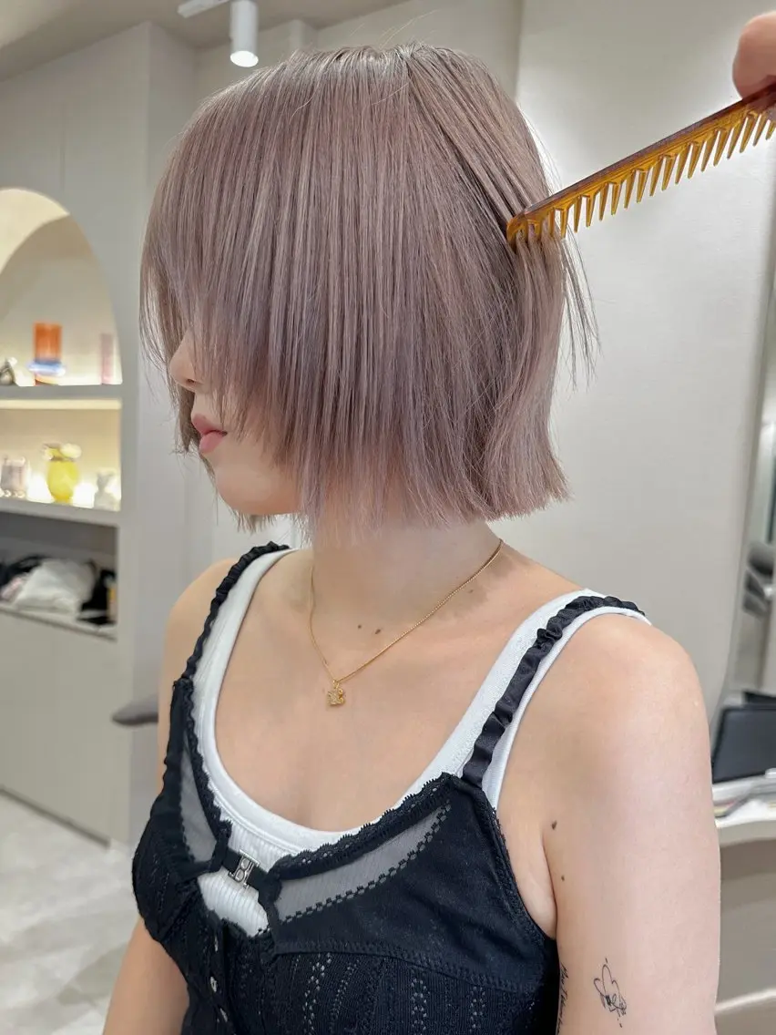 カラー 色素薄めカラー o___mioのヘアスタイル