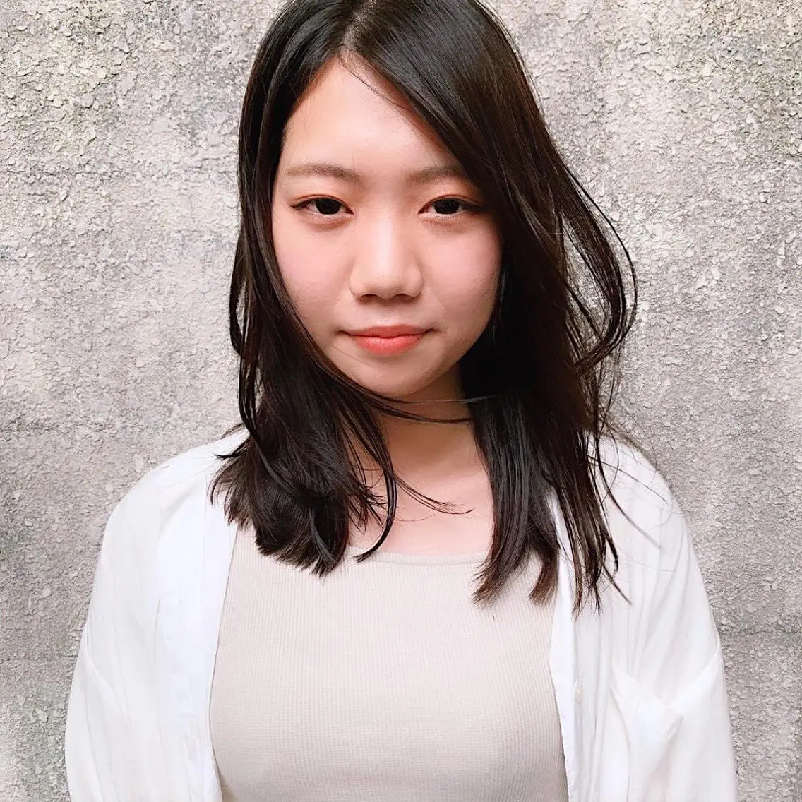 ミディアム カラー 中川 竜誠のヘアスタイル
