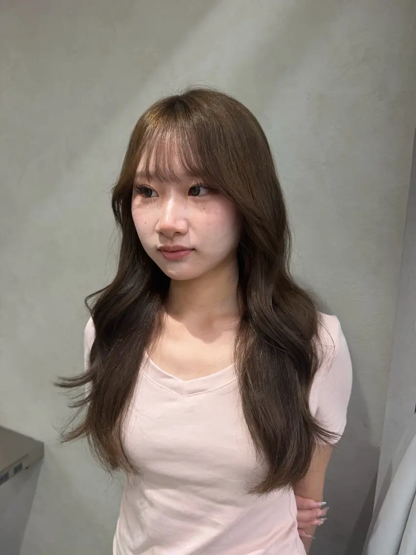 ロング カラー ヘアカラー ANRI🎀 福岡美容師/韓国🎀のヘアスタイル
