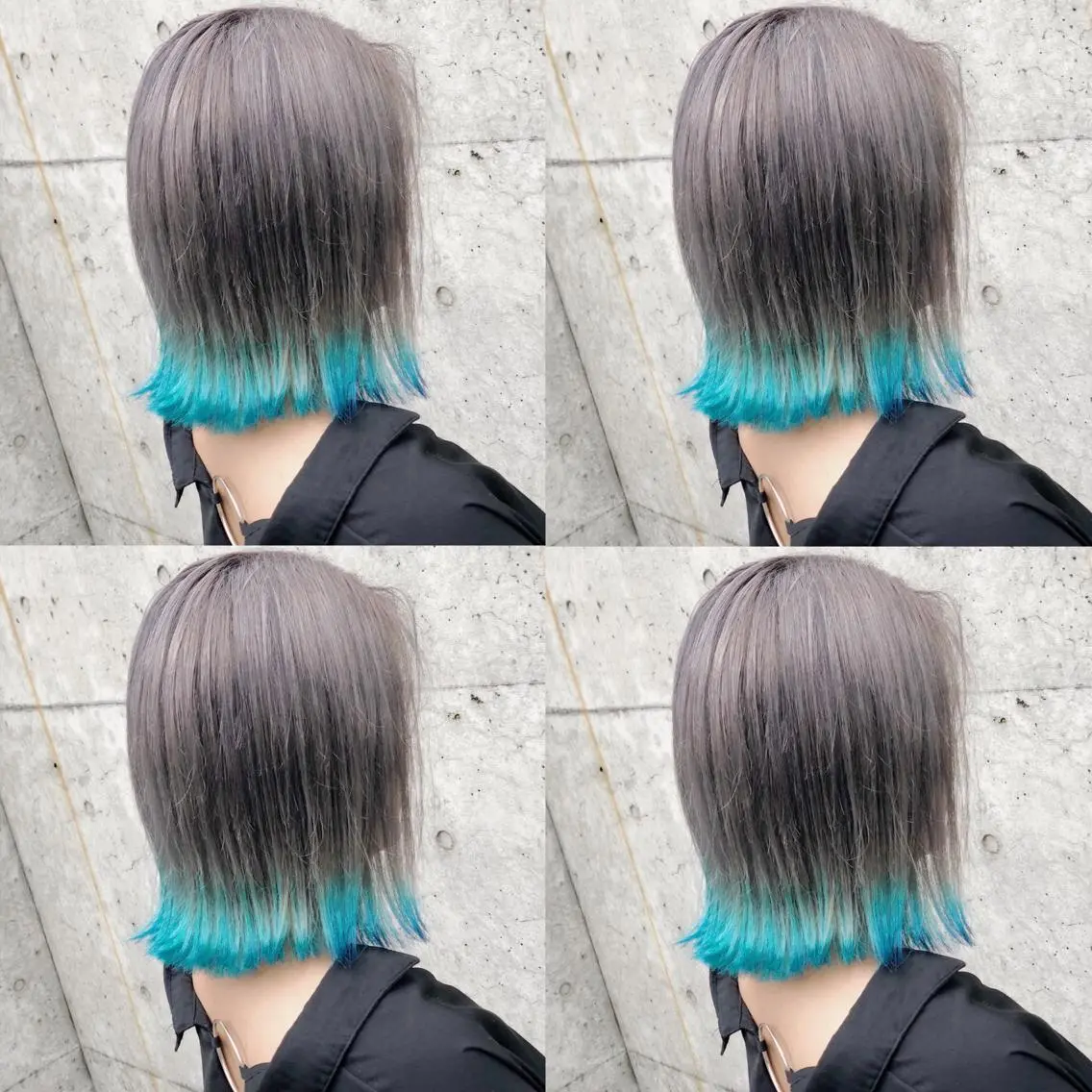 ショート カラー ヘアアレンジ メンズ キッズ ヘアカラー トリートメント ヘアセット 💟Chloe原宿店 🩶ハイトーンのヘアスタイル