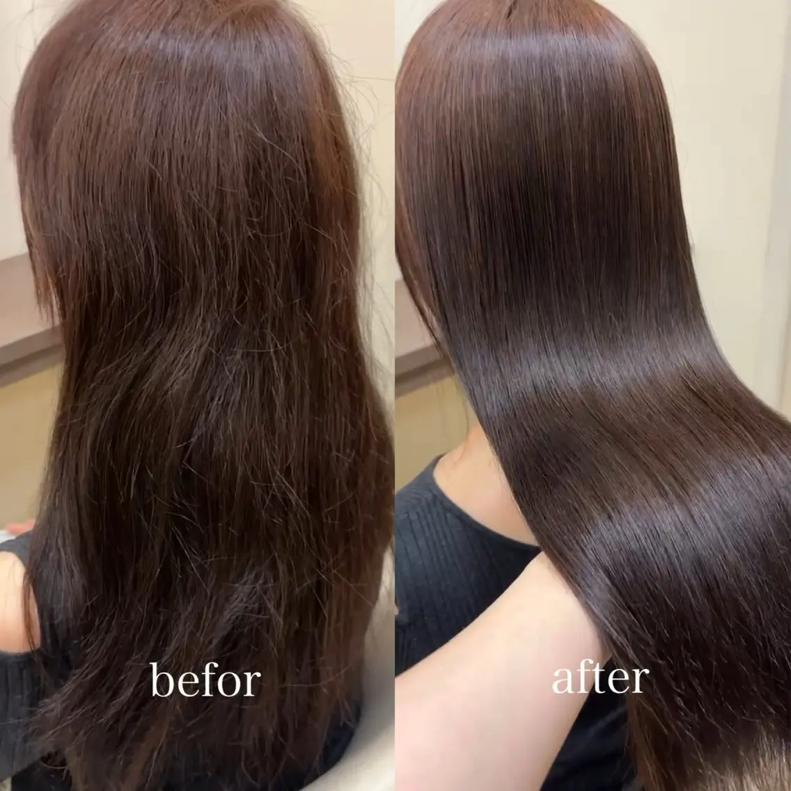 ロング カラー パーマ ケアカラー 髪質改善 トリートメント ストレートパーマ ヘアカラー トリートメント 北野田|momo🍑 美眉/艶髪/耳ツボの眉毛・アイブロウイメージ