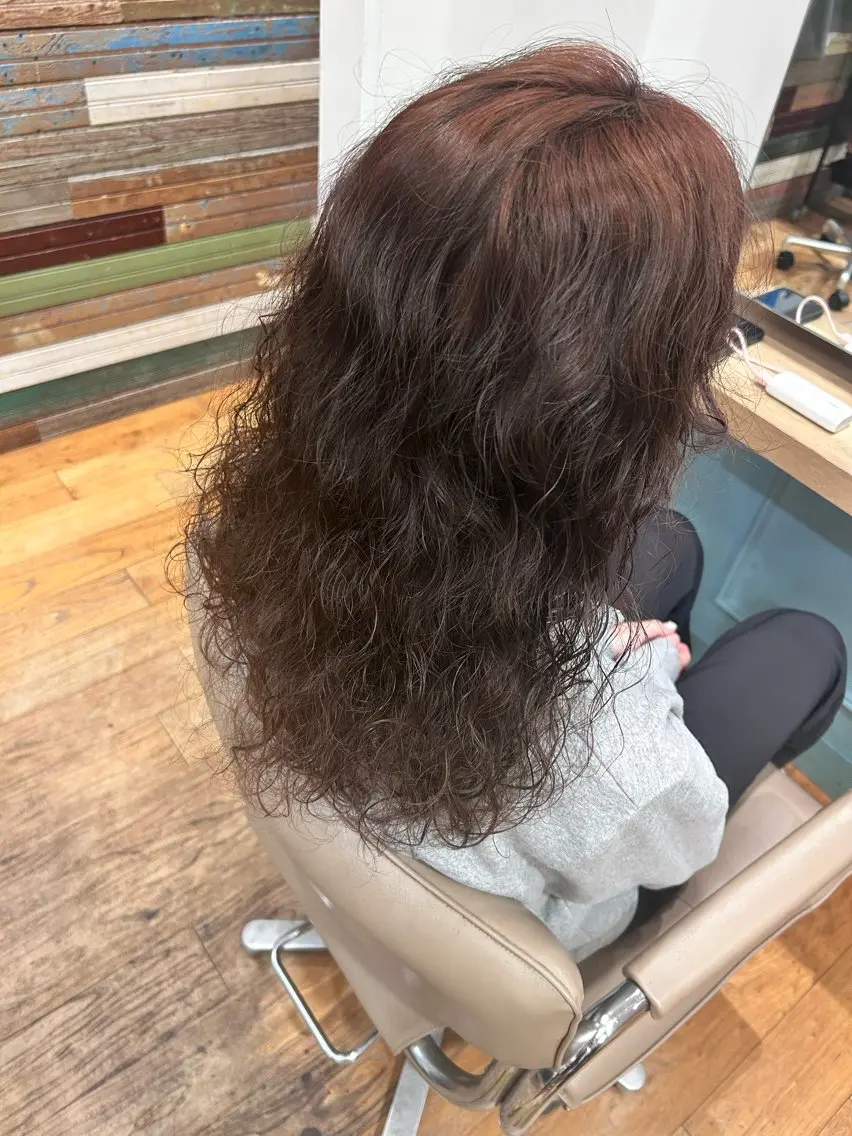 セミロング パーマ セミロングパーマ ニュアンスパーマ PIS/ NAHOのヘアスタイル