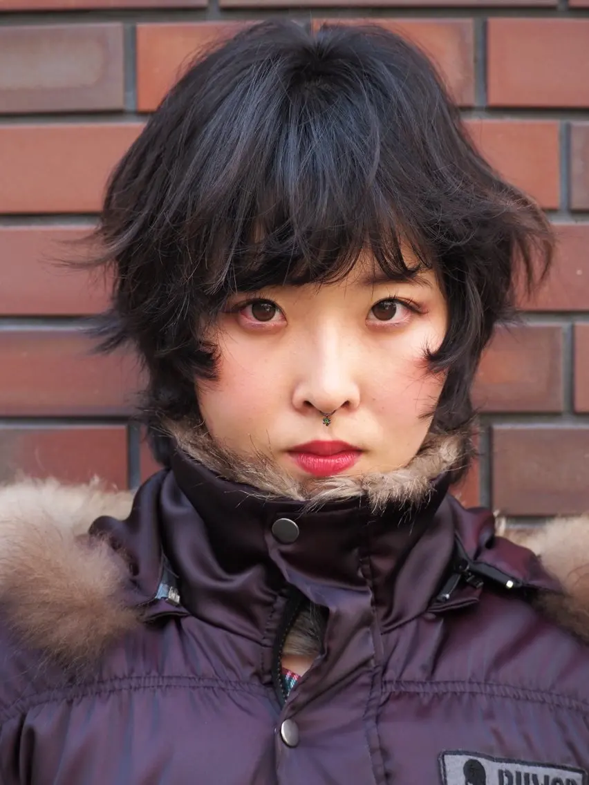 ショート カラー ヘアカラー なりた るいのヘアスタイル