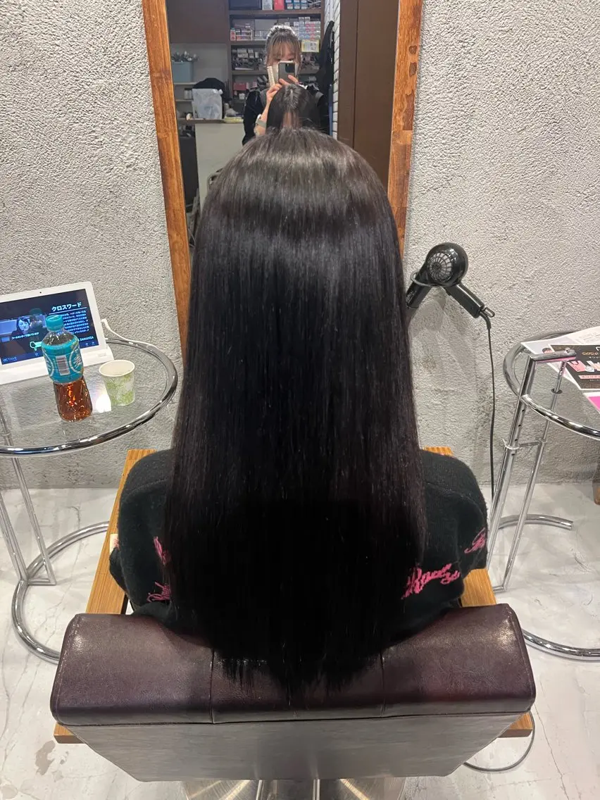 ロング 髪質改善 縮毛矯正 博多韓国ヘア /髪質改善【美涼】のヘアスタイル