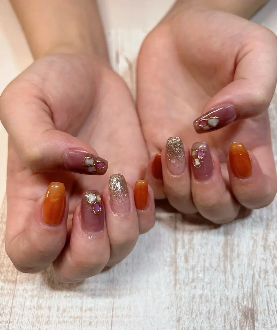ネイル ハンドネイル LOVE NAIL 💕Sonoのネイルデザイン