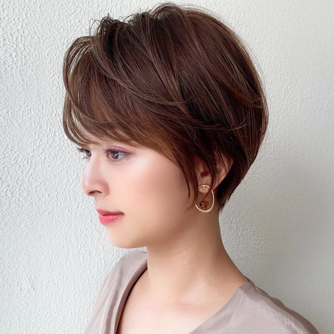 ショート カラー パーマ ヘアアレンジ キッズ ネイル マツエク・マツパ ショートヘア トリートメント ニュアンスネイル ショートネイル ニュアンスパーマ カット ヘアカラー トリートメント ショートの神✨AFL OAT 井上康平のヘアスタイル