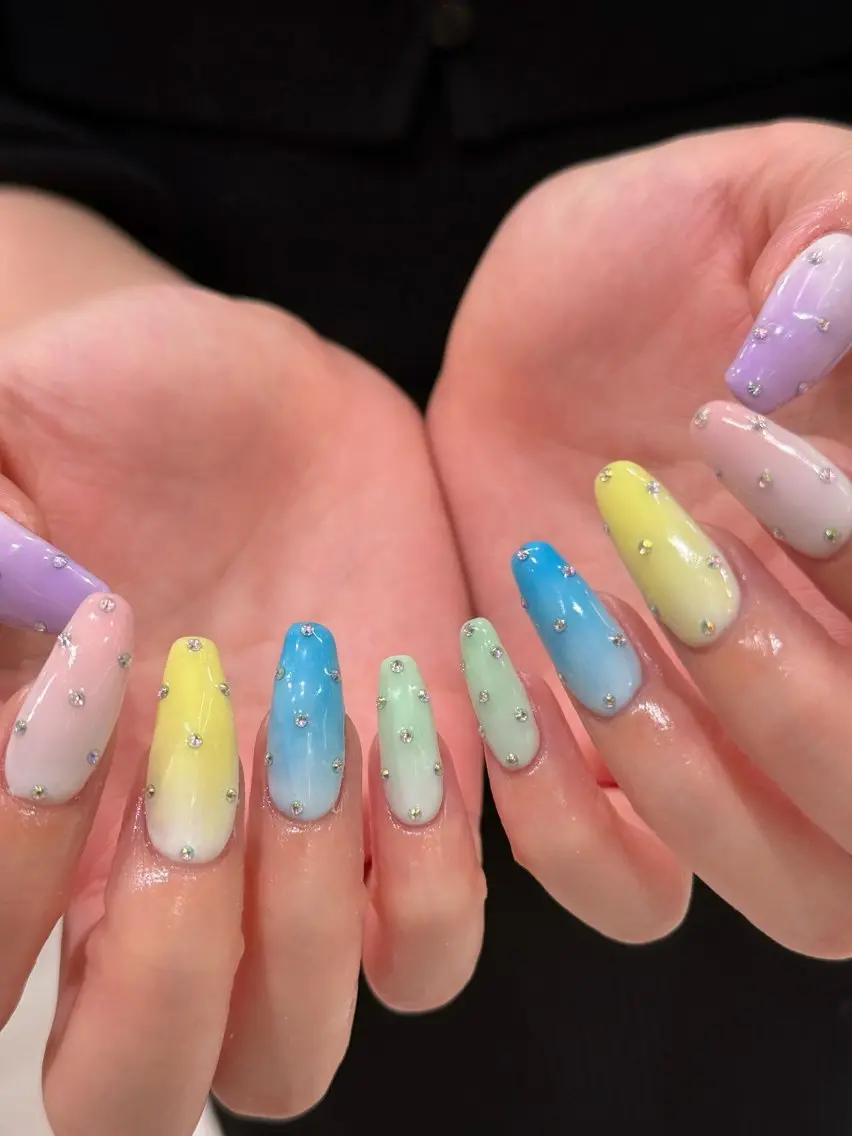 ネイル ハンドネイル なぽ ❤︎ y2k/韓国nailのネイルデザイン