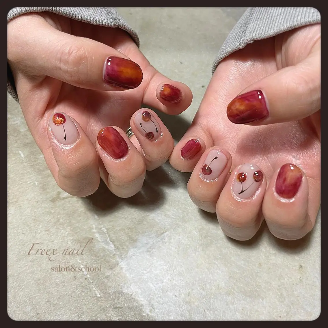 ネイル ハンドネイル フットネイル freex nail /ニュアンス/個性派のネイルデザイン