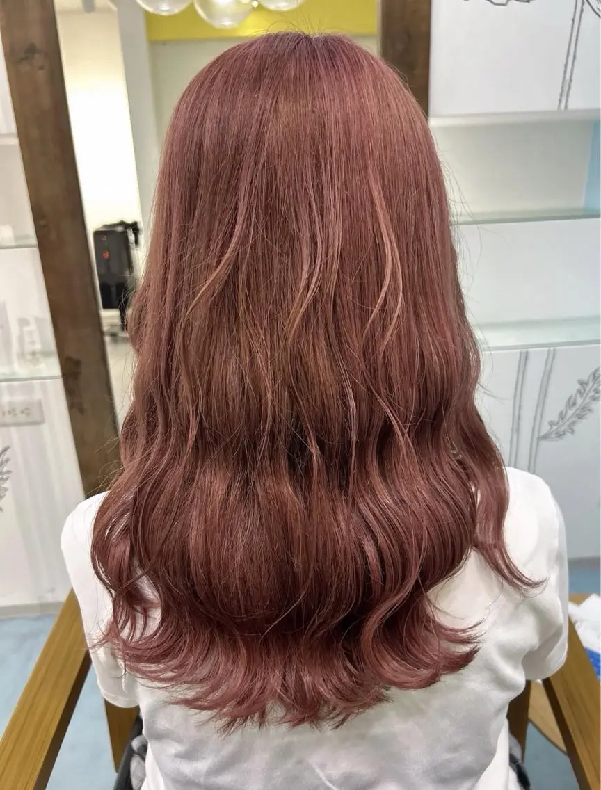 ロング カラー 村上 姫嘉のヘアスタイル