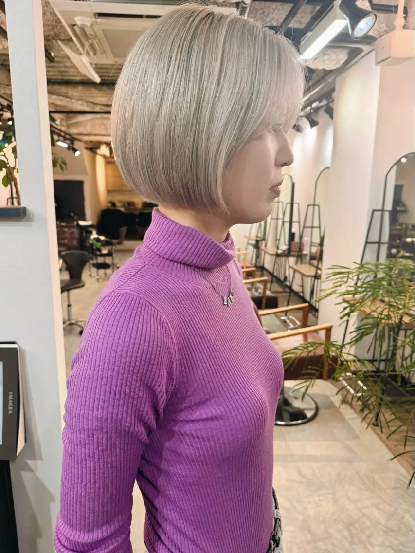 ショート ボブ 小野田 航己のヘアスタイル
