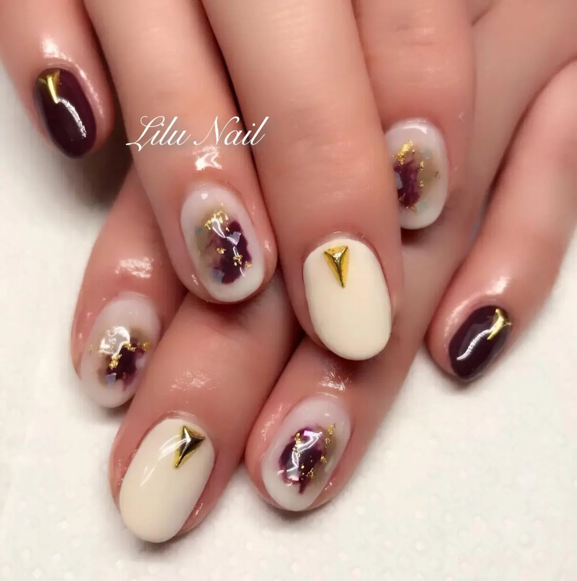 ネイル モチの良さ◉ フィルインネイル♡のネイルデザイン