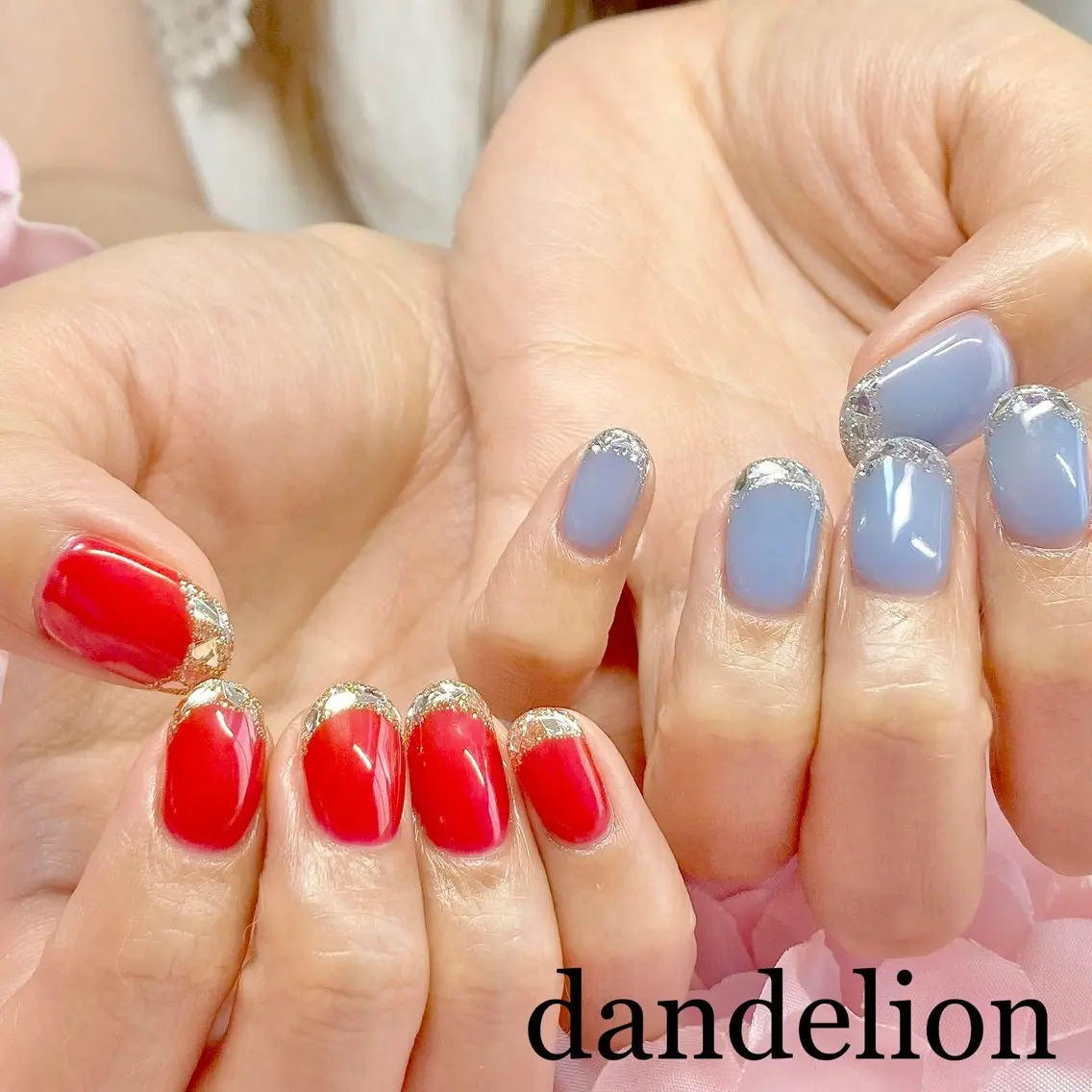 ネイル ハンドネイル ハンドケア dandelion ダンデライオンのネイルデザイン
