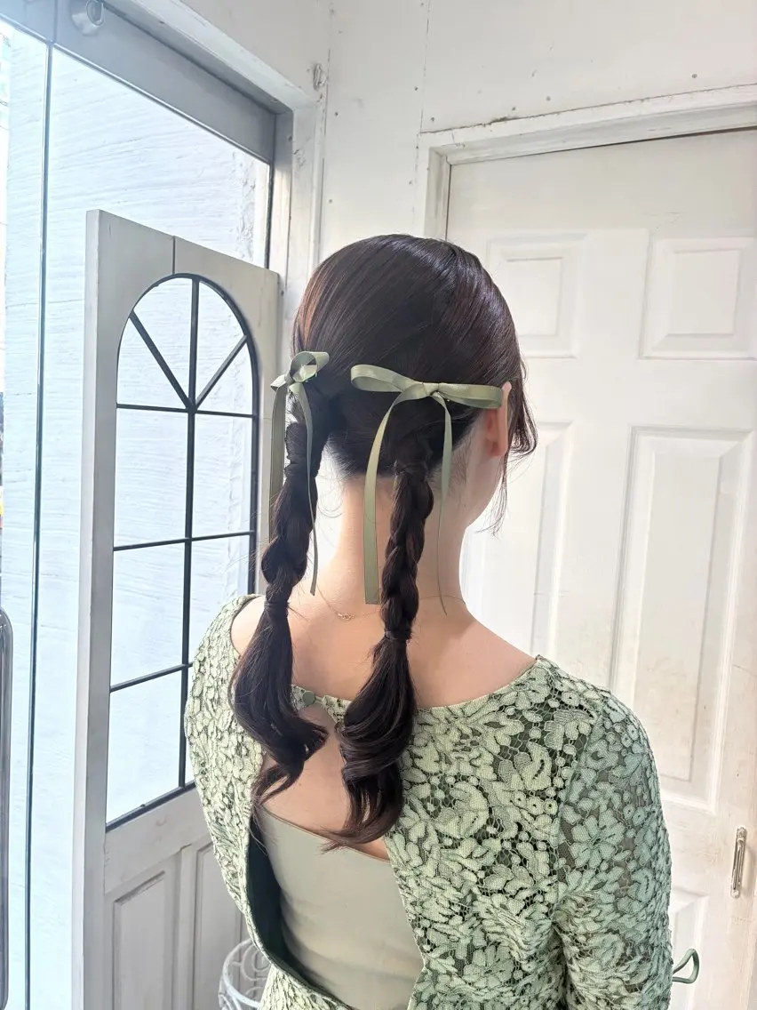 ロング ヘアアレンジ ヘアセット 🩵aiko / モデル募集中️🩵のヘアスタイル