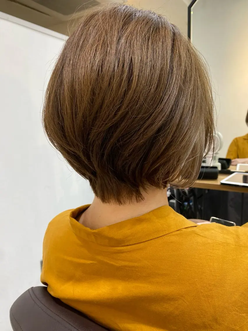 ショート ショートボブ ボブ ショートヘア カット ヘアカラー トリートメント a-o岡野　こやま しんぺいのヘアスタイル