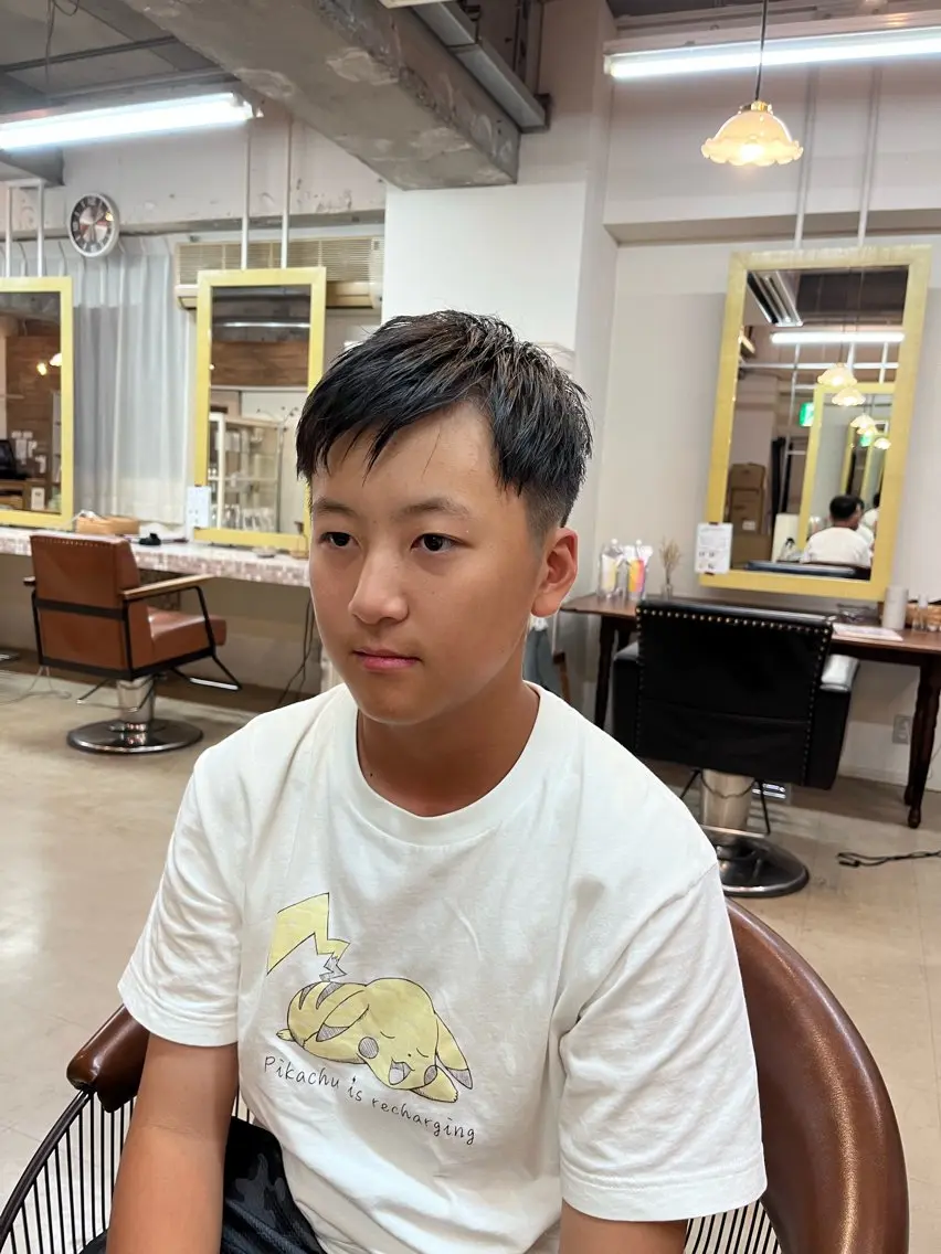 ショート メンズ 学生（メンズ向け） 学生 トイ ハルトのヘアスタイル