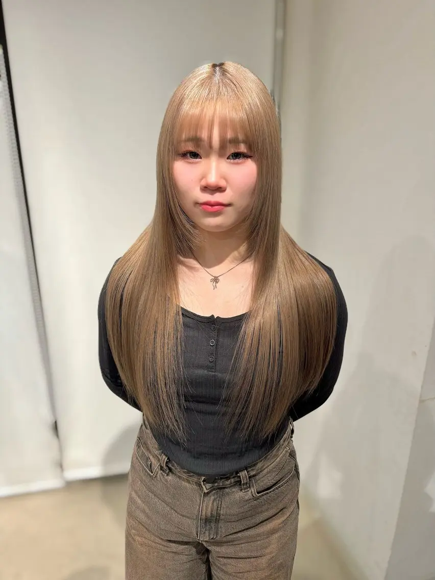 ロング カラー ヘアカラー 🌻名古屋🌻 🫧ハイトーン🫧のヘアスタイル