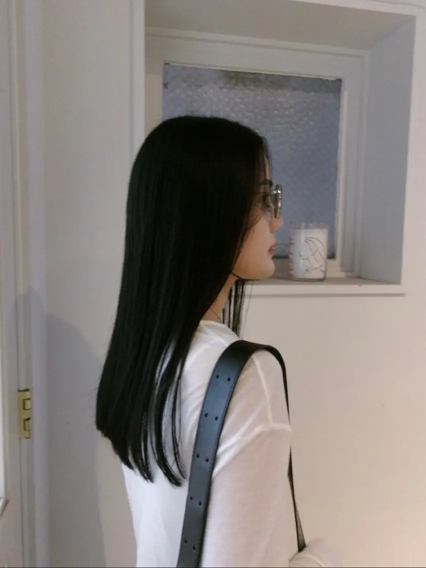 セミロング カラー カット ヘアカラー 縮毛矯正 福島kico ナカウチのヘアスタイル