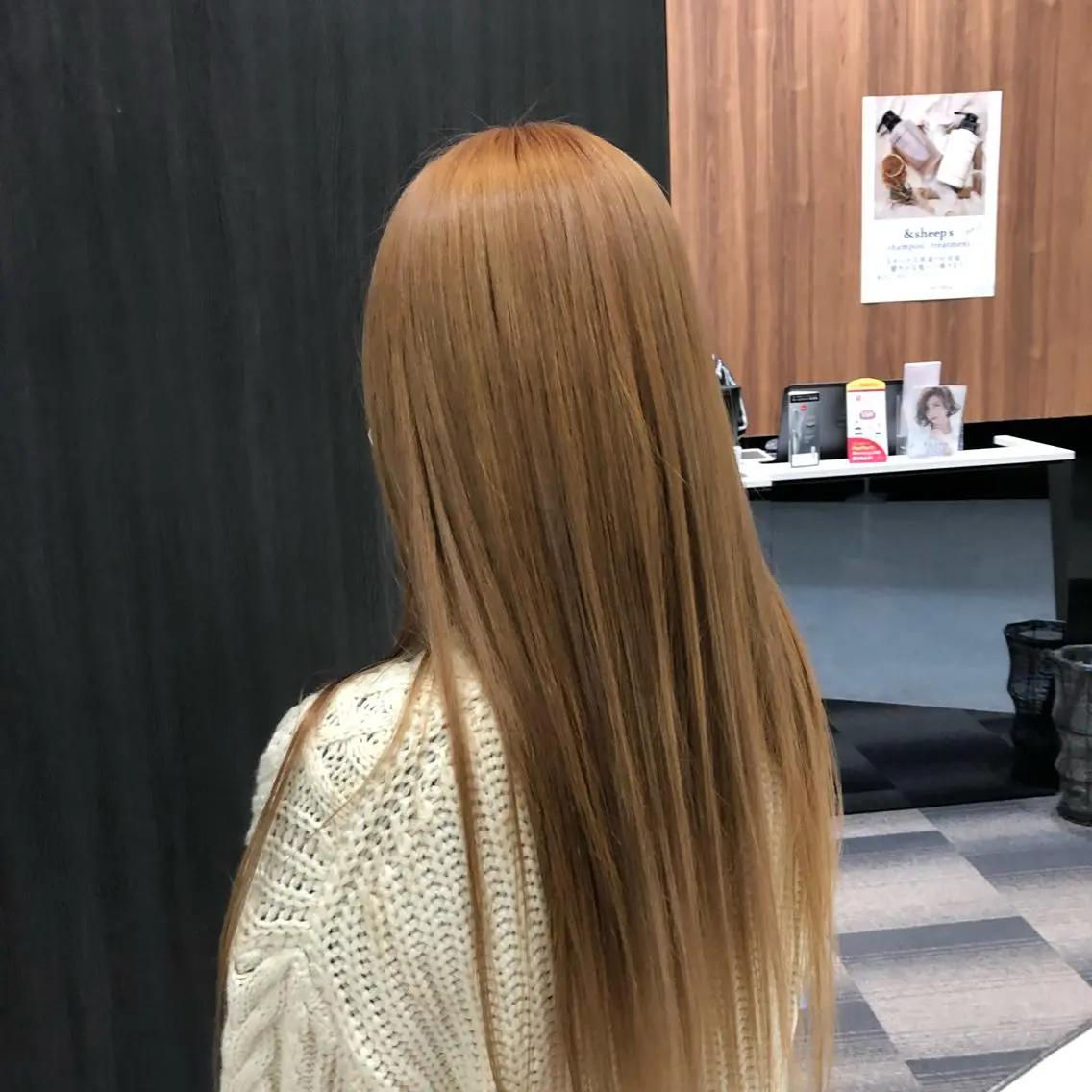 ロング カラー ベージュカラー ミルクティーベージュ 玉城 和磨のヘアスタイル