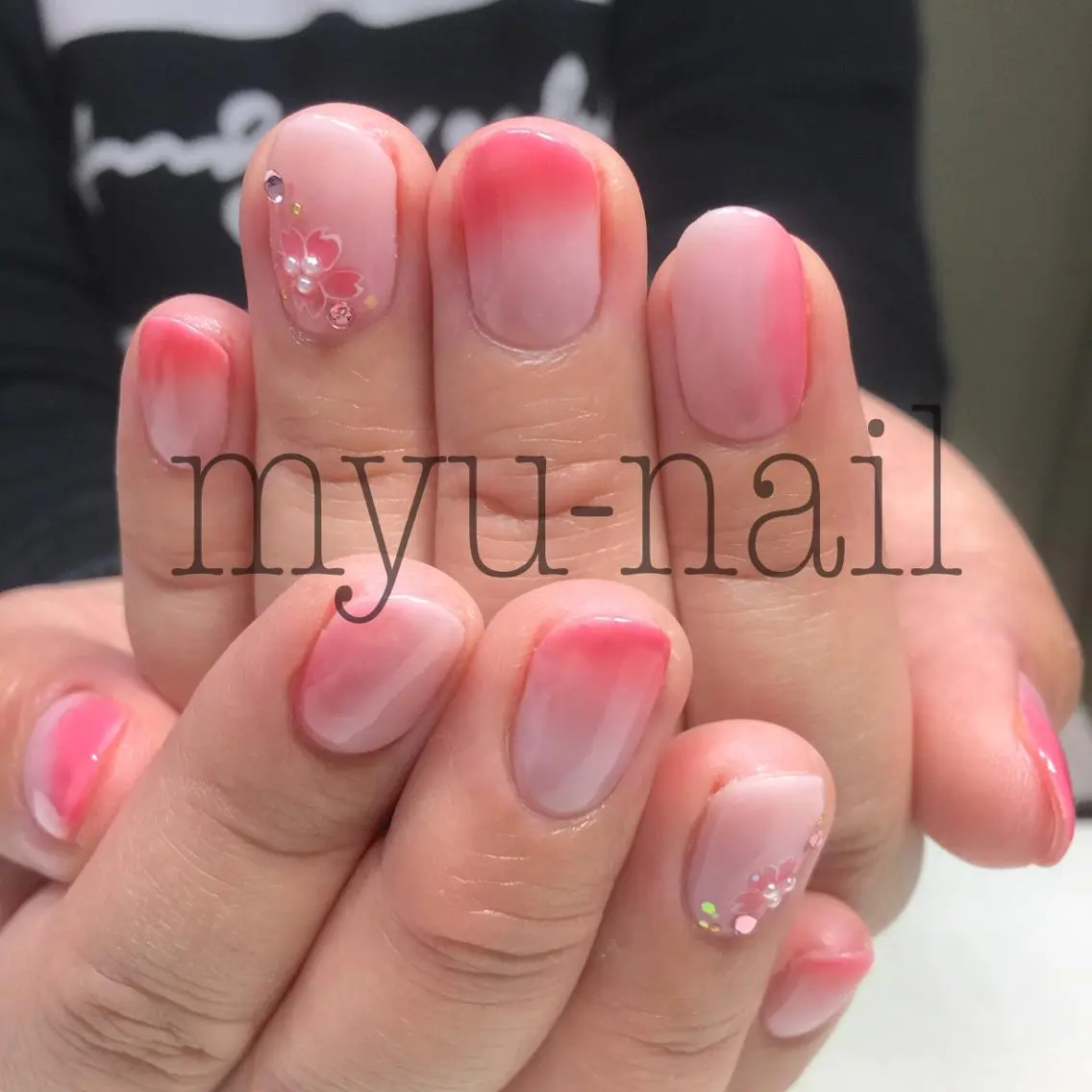 ネイル アートネイル ハンドネイル ホームサロン myu-nailのネイルデザイン
