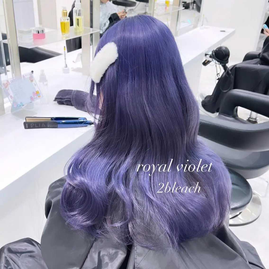 ロング カラー ヘアアレンジ ヘアカラー トリートメント 𝘳𝘺𝘰𝘬𝘢 髪質改善／ブリーチのヘアスタイル