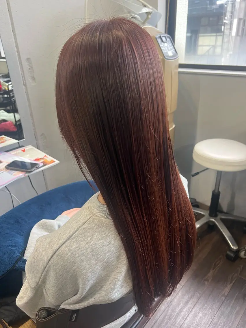 ロング カラー デザインカラー ハイライトカラー ハイトーンカラー ハイライト ヘアカラー トリートメント terra🌈大久保 睦美のヘアスタイル