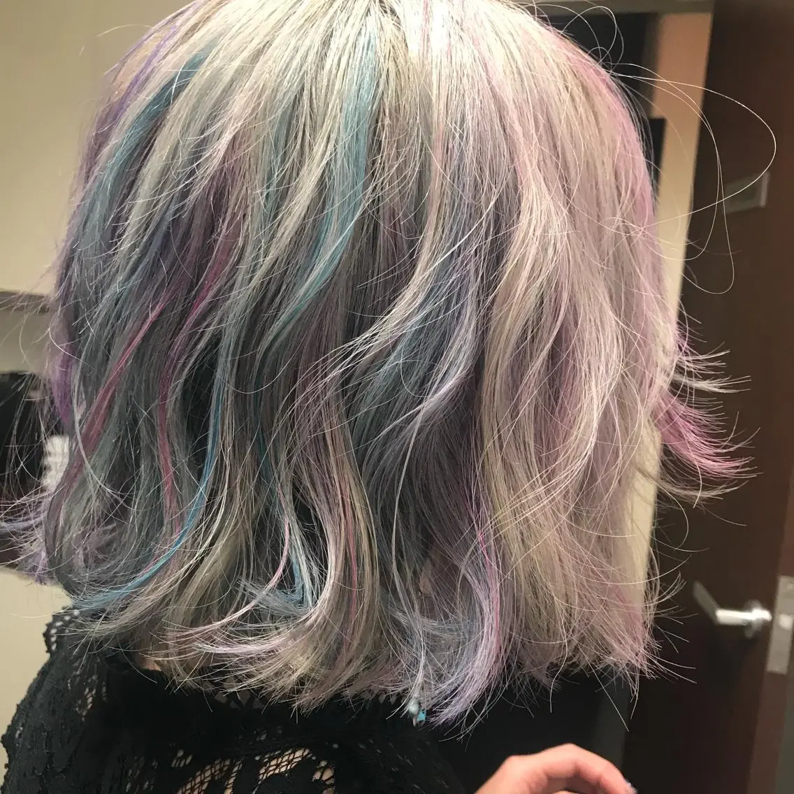 カラー ユニコーンカラー ☺︎ RIHOのヘアスタイル