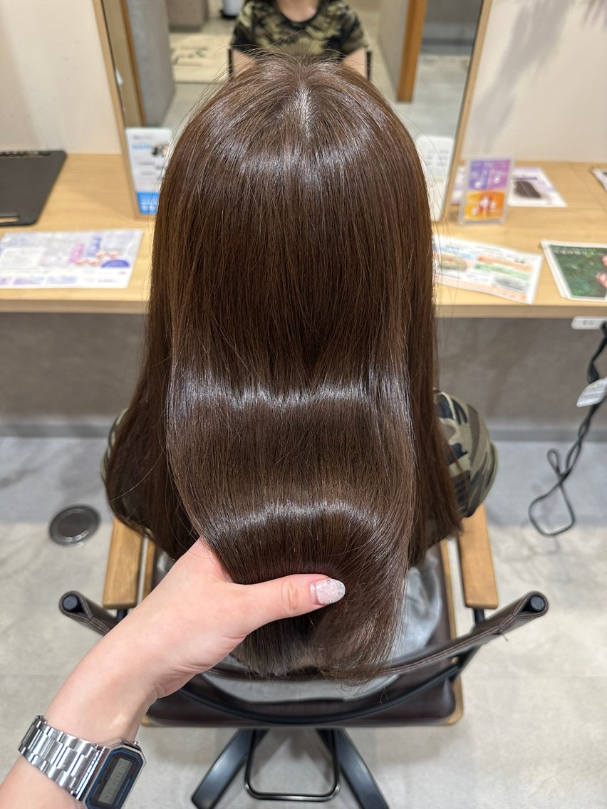 ロング カラー カットモデル募集/ レイヤー/松尾麗実のヘアスタイル