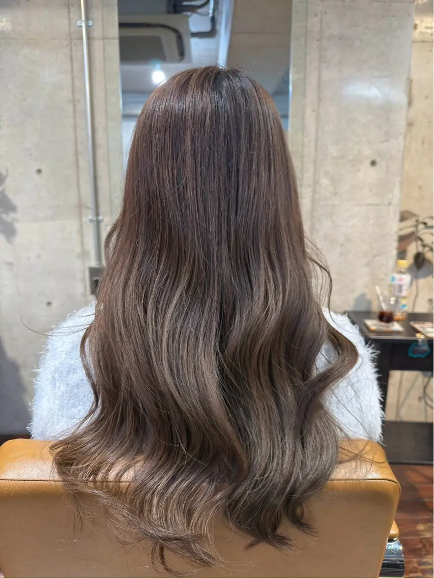 ロング カラー ヘアカラー 髪質改善/縮毛矯正 透明感カラー/リオのヘアスタイル