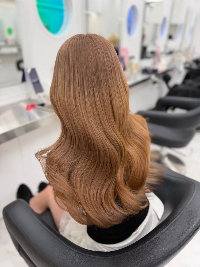 カラー ヘアカラー トリートメント ヘアセット 透明感カラー🎀艶髪 Anju/渋谷🎀のヘアスタイル