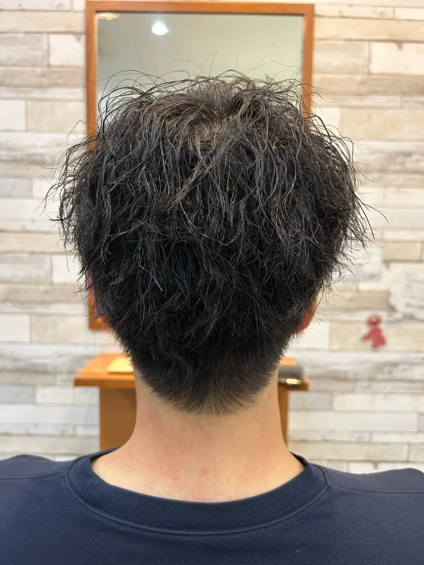 パーマ メンズ 木庭 愛莉のヘアスタイル